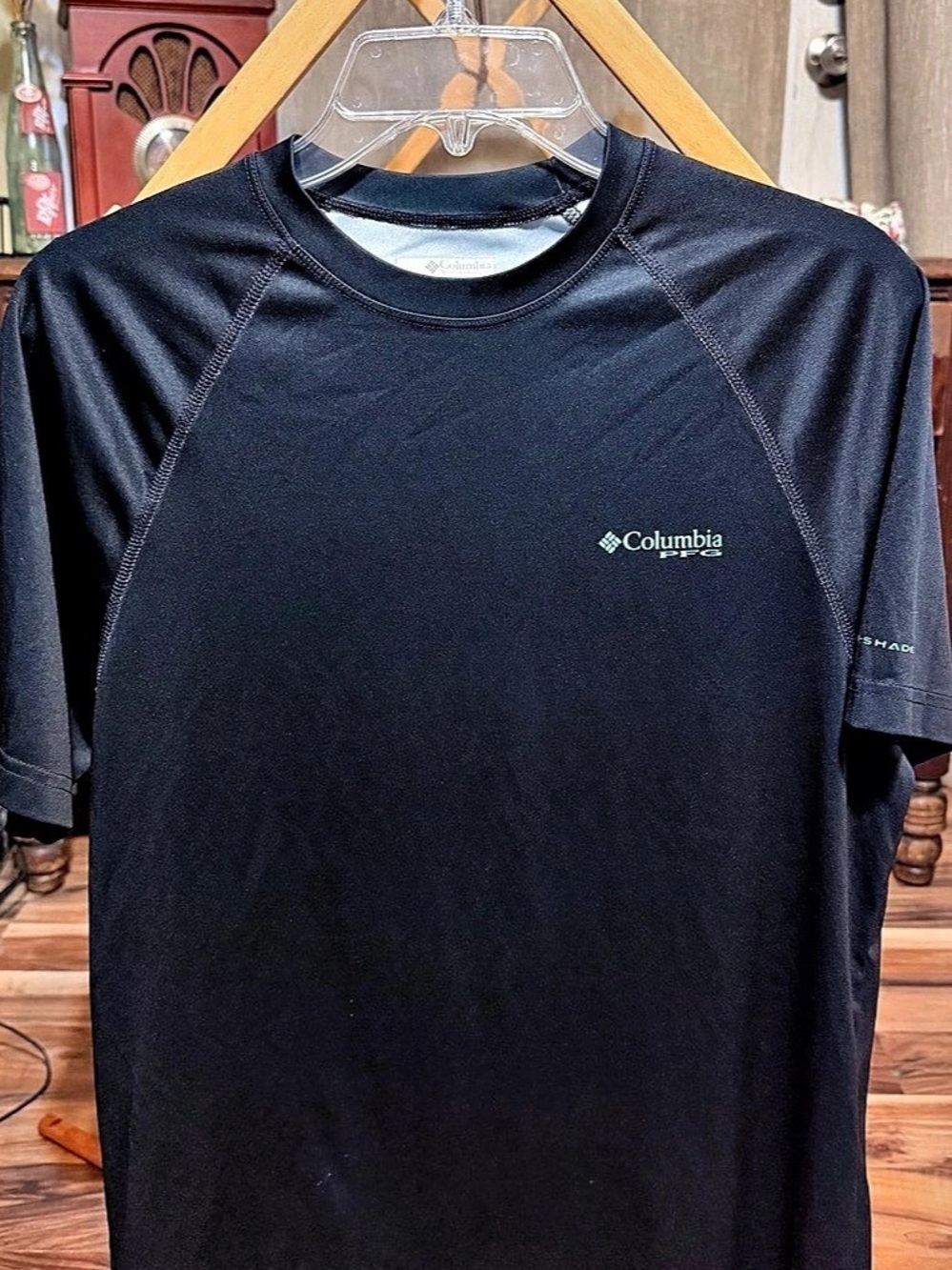 Columbia PFG Terminal Tackle Short Sleeve Shirt Black Small